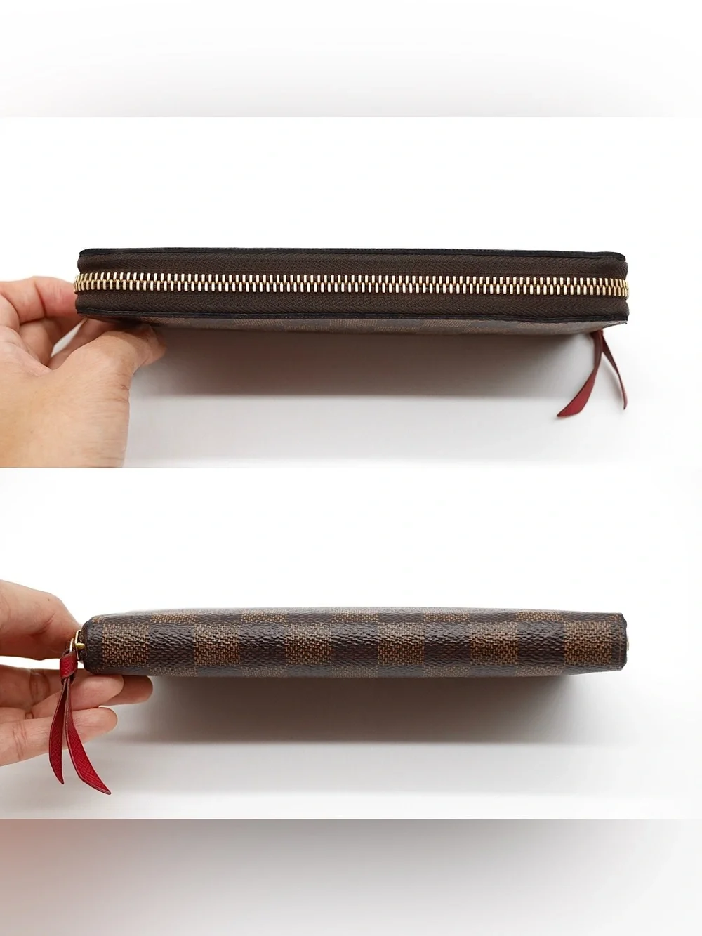 🍓LV Clemence Damier Ebene Wallet CA1116